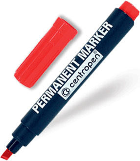 Маркер перманентный красный Super Sharpie