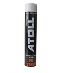 Пена монтажная ATOLL  PU ECONOM 750 ml бытовая